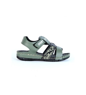Moda Ayakkabı 01145 Erkek Çocuk Sandalet (Haki)