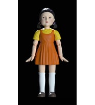 Squid Game Young He Doll 3D Figür Dev Boyut 30CM