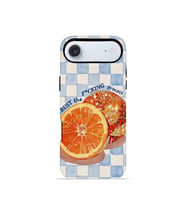 iPhone 17 Air Vorian Çift Katmanlı Kılıf Orange Press Collage
