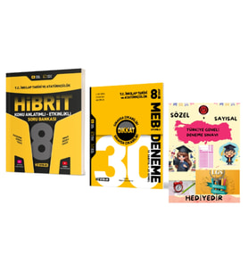 HIZ YAYINLARI 8.SINIF LGS T.C.İNKILAP TARİHİ HİBRİT KONU ANLATIMLI ETKİNLİKLİ SORU BANKASI - 30'LU D