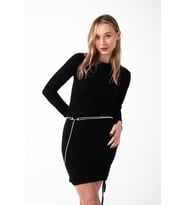 QL ACCESSORY Taşlı Kemer (Altın - Krem)