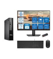 Dell Pc Pro Mıcro QCM1250 Intel® Ultra 7 265T 128GB Ddr5 4tb SSD Intel® GRAPHICS21.5 Dell Monitör Fhd  Freedos Mini Masaüstü Bilgisayar BTO10721F40+ZETTAUSBBELLEK