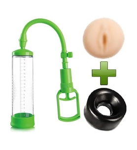 Pretty Love Penis Pompası Vakum Pompa + Penis Pompası Yedek Başlık!