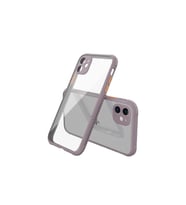 Durukar® iPhone 12 Mini Kılıf Miami Şeffaf Silikon - Açık Mor