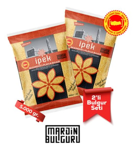 İpek Bulgur İnce (Midyat) Pilavlık Bulgur 5 kg x 2 Adet