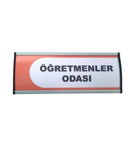 Kapı İsimliği 12x30cm 50li Paket