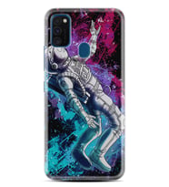 Samsung M21 M22 M23 M30 M31S M32 Kılıf Desenli Silikon Astronot Signs 1753