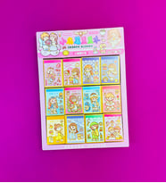 Mini Prenses 3’lü Sticker Defter Seti