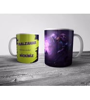 Pixxa  MALZAHAR Kişiye Özel İsimli Kupa Bardak (League of Legends, LOL)