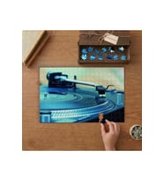Pikap - Plak Çalar Yakın Görünümü Tasarımı 240 parça Ahşap Puzzle Ahşap Kutuda MP07296
