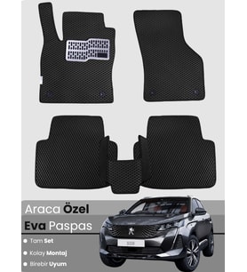 PEUGEOT 3008 (2020-2023) Uyumlu EVA Paspas Tam Set–Araca Özel,Oto Paspas