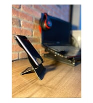 2'li Set - 5 Kademeli Çelik Notebook Laptop Yükseltici Altlık & Telefon Tablet Tutucu Stand