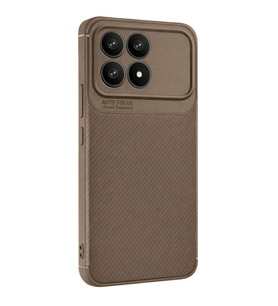 Xiaomi Poco F8 Pro Auto Focus Karbon Kapak - Kahverengi