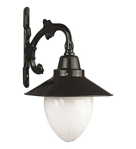 AVONNI BAP-68204-BSY-M2 Siyah Boyalı Dış Mekan Aydınlatma E27 ABS Akrilik Cam 40x20cm