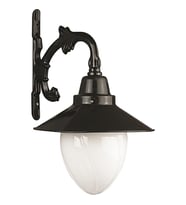 AVONNI BAP-68204-BSY-M2 Siyah Boyalı Dış Mekan Aydınlatma E27 ABS Akrilik Cam 40x20cm