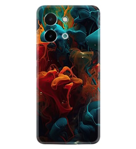 Vivo Y28 Kılıf Boutique Baskılı Resimli Renk Cümbüşü Pcode -070