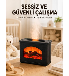 Usb Ultrasonik Hava Nemlendirici Ayarlanabilir Sis Ve Aromaterapi Özellikli