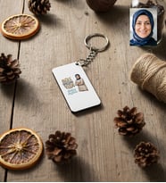 Kişiye Özel Karikatürlü Best Mom Ever Anneye Hediye Anahtarlık Anneler Günü Hediyesi