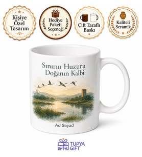 Enez Sınır Ruhu ve Doğası Edirne Hatırası Kupa Bardak Hediye