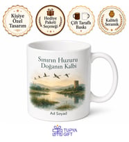 Enez Sınır Ruhu ve Doğası Edirne Hatırası Kupa Bardak Hediye