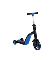 BOONY MAVİ ÇOCUK SCOOTER- BİSİKLET 1 ÜRÜN 3 ÖZELLİK 50 KG TAŞIMA KAPASİTELİ (Standart)