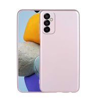 Samsung Galaxy M23 Uyumlu Kılıf Zore Premier Silikon Kapak (Rose Gold Altın)