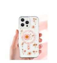 İphone 16 Pro Max Kılıf Daisy Simli Magsafe Kapak - Mavi