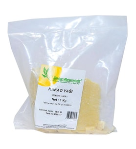 Doğan Baharatçılık Saf Doğal Kakao Yağı 1 Kg Kiloluk Katı
