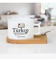 Kişiye Özel Türkçe Öğretmenine Hediye Çay Fincanı