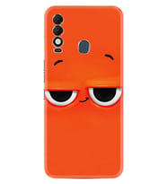 Tecno Spark 8T Kılıf Resimli Desenli Silikon Platinium Series Orange 1830
