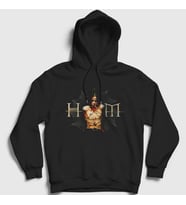 Presmono Unisex Siyah Ville Valo Him Kapüşonlu Sweatshirt 81267tt