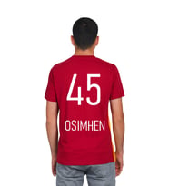 Galatasaray Orijinal 5 Yıldızlı Parçalı Osimhen Forma T-Shirt (Sarı-Kırmızı)