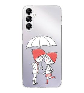Samsung Galaxy A24 Uyumlu Kamera korumalı Kapak Aşk Tasarımlı  Şeffaf Kılıf