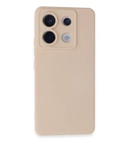 Newface Xiaomi Redmi Note 13 Pro 5G Kılıf Nano içi Kadife Silikon - Pudra