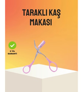 Kaş Düzeltme Makası Taraklı - Profesyonel Ve Pratik Kaş Bakımı