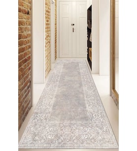 Dijital Baskılı Kaymaz Taban Yıkanabilir Modern Yolluk Ve Koridor Halısı NDU-HT-372 (Çok Renkli)