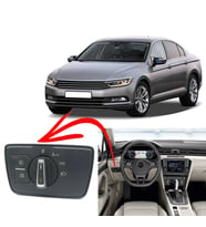 Vw Passat B8 Krom Far Anahtarı Otoamtik Devreli 4pin 2014 Üzeri
