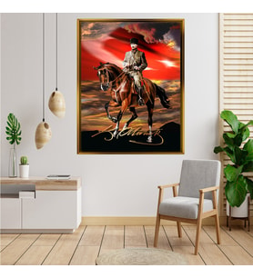 ÇERÇEVELİ ATATÜRK TABLO S753