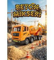 Sarı Sürtmeli Oyuncak Beton Mikseri İnşaat Kamyonu 17 cm - Eğitici Büyük Boy Erkek Çocuk Hediyesi