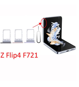 Samsung Galaxy Z Flip4 Fold4 2024 Orijinal SIM Kart Tepsisi Yuvası Değiştirme - F721 F936 için SIM Çekmeci Tutucu (Gold)