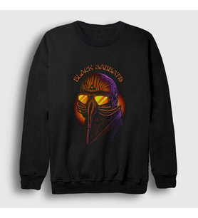 Presmono Unisex Siyah Gas Mask Black Sabbath Sweatshirt 17552tt