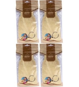 Derma Naturel Bebek Banyo Eldiveni Hassas Ciltlere Özel (15*24CM) MS-01 (4 Lü Set)