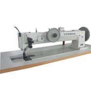 Typical TW1-28BL30-K Extra kalın materyaller 76cm çift papuç çift iğne
