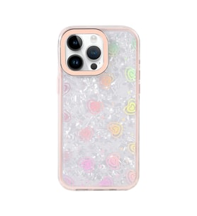 İphone 14 Lumi Desenli Kapak - Pembe