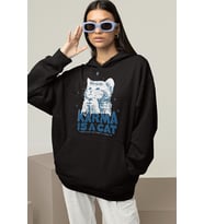 Karma Is A Cat Yazılı Unisex Oversize Taylor Swift Hoodie