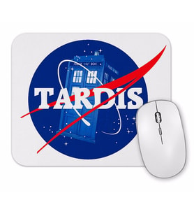 Doctor Who Tardis Nasa Mouse Pad