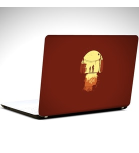 Köprü Minimal Laptop Sticker 12 İnch (29X24CM)