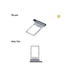 Samsung Z Flip 3 Sim İç Yuvası Tekli Siyah Sim yuvası sim tepsisi sim aparatı yeni sim yuvası tekli sim tepsisi sim çekmecesi