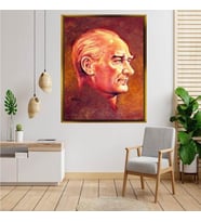 Altın  Çerçeveli tablo ss458