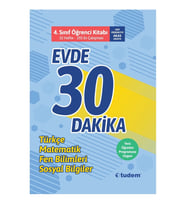 TUDEM 4.SINIF EVDE 30 DAKİKA TÜRKÇE MATEMATİK-FEN-SOSYAL BİLGİLER